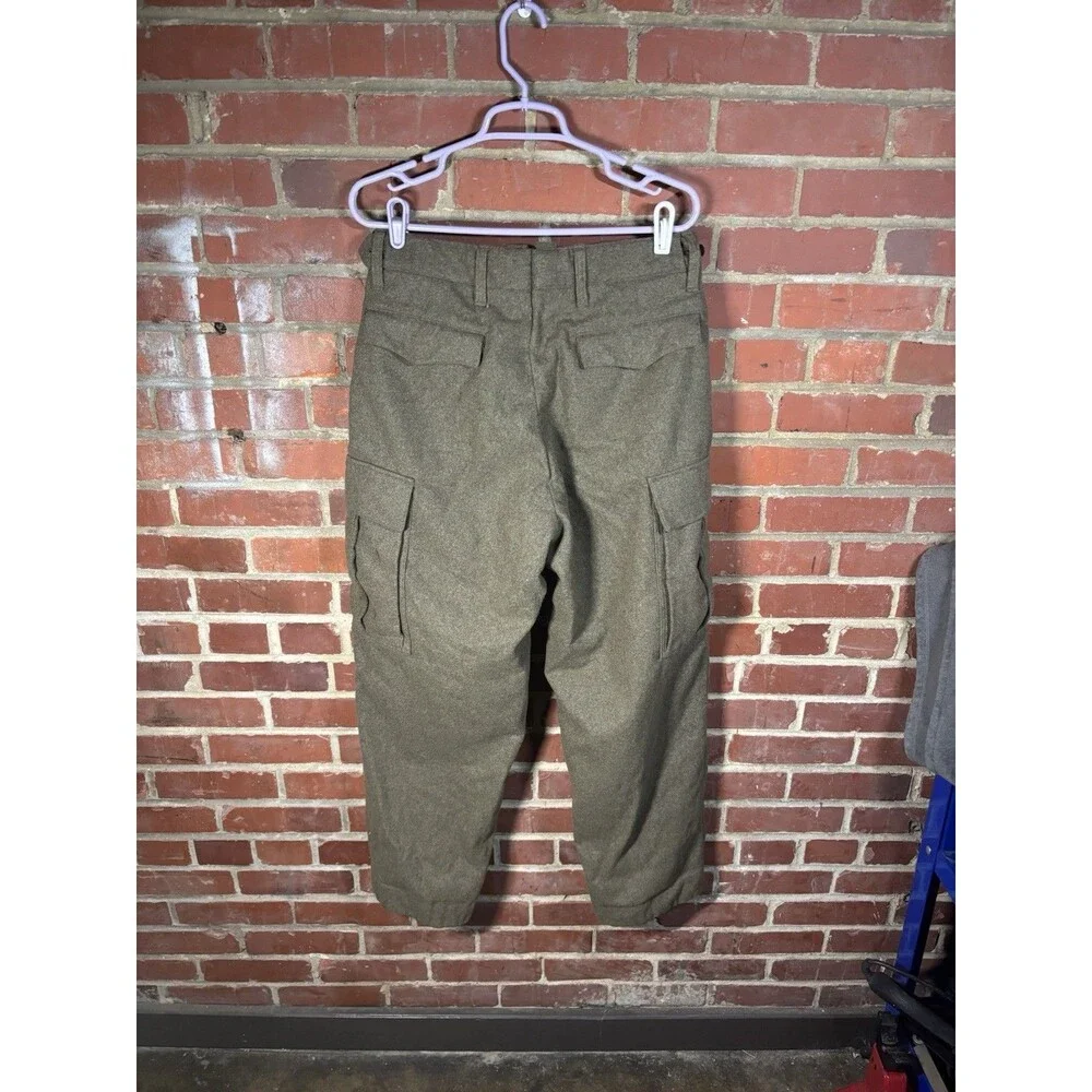 Vintage 60s German Military Bottoms Pants K. Begemann 8405-12-130-5782 Size 32